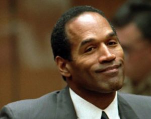 O.J. Simpson was found not guilty in the criminal case of murdering Nicole Brown Simpson, and her friend Ron Goldman in 1994, but guilty in the civil case.